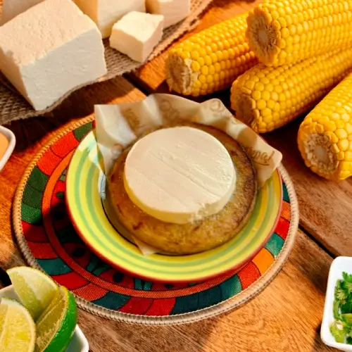 arepa rellena de chocolo