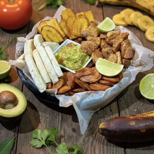 picada de arepa