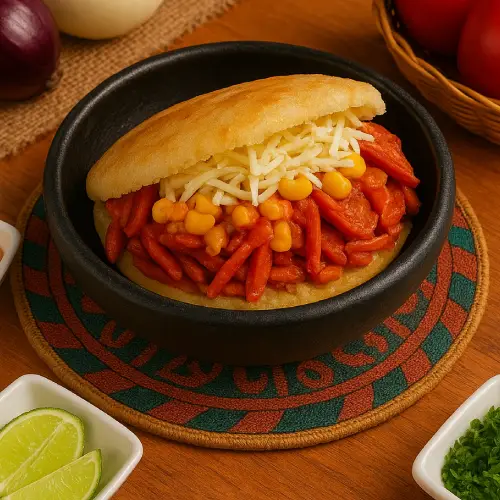 arepa rellena criolla